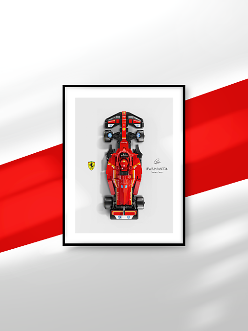 F1 Model + Print + Rám | Limitovaná edice