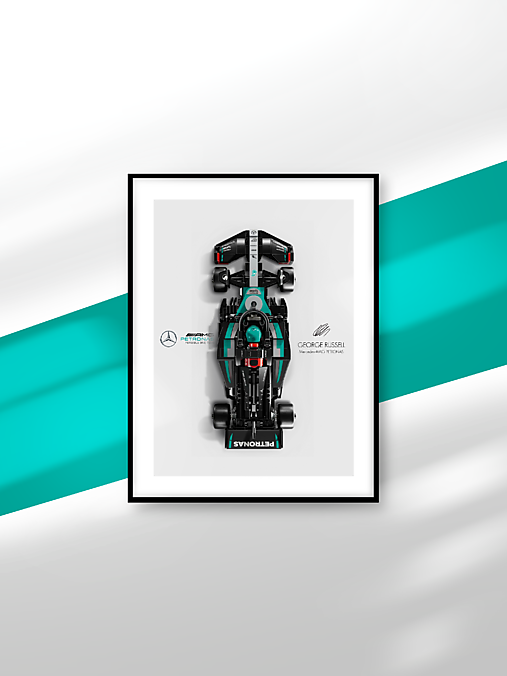 F1 Model + Print + Rám | Limitovaná edice