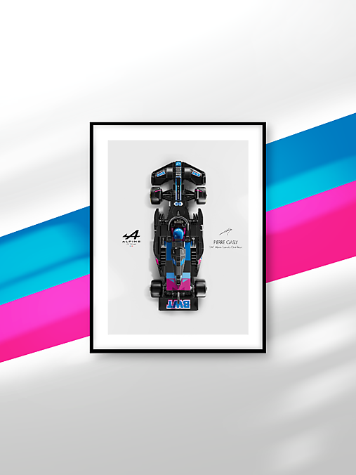 F1 Model + Print + Rám | Limitovaná edice