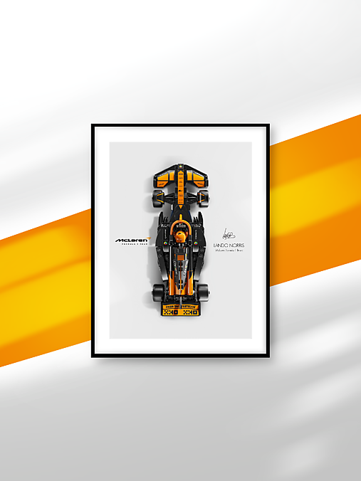 F1 Model + Print + Rám | Limitovaná edice