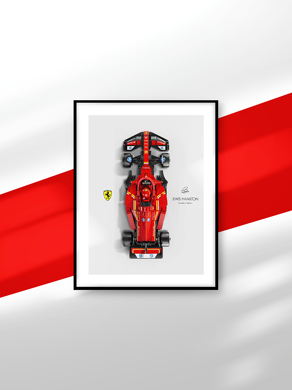 F1 Model + Print + Rám | Limitovaná edice