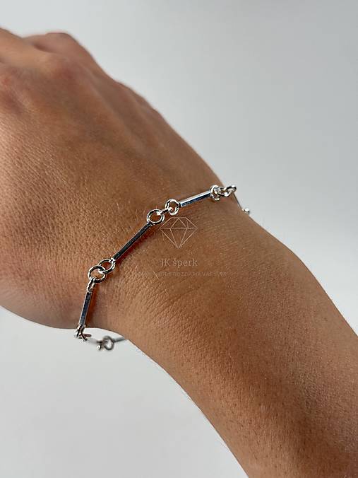 Strieborný 925/1000 náramok