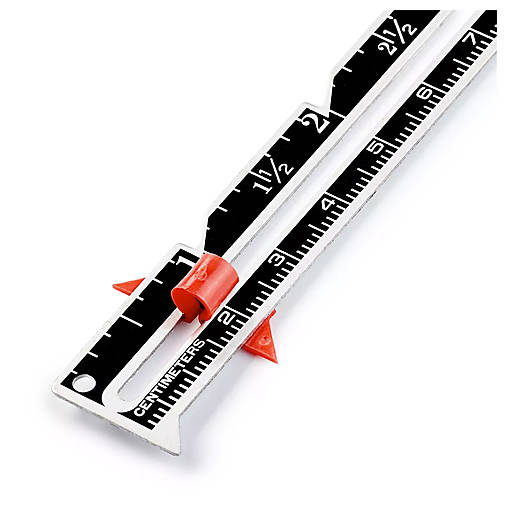 Pravítko na šitie a pletenie v cm a inch (611 738)