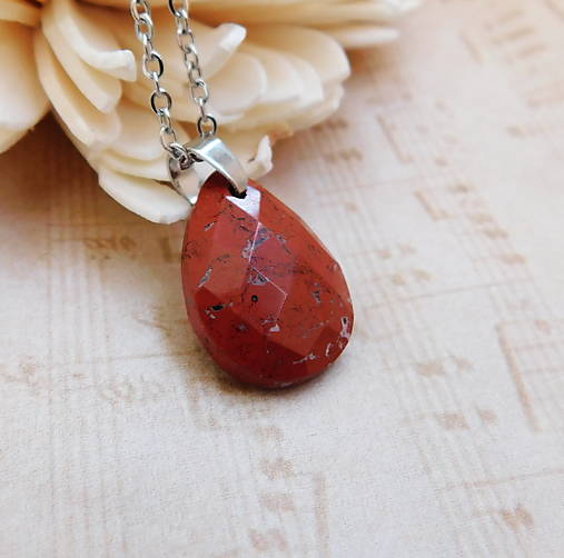 Náhrdelníky - Jaspisový - 17990862_