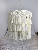 Svietidlá - Macramé luster - 17989202_