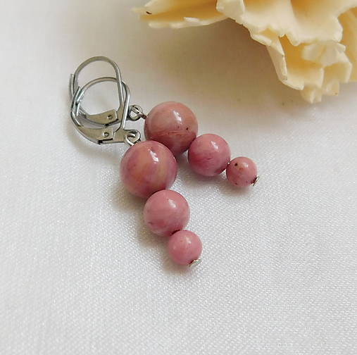 Náušnice - Thulit - 17991486_