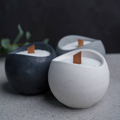 Svietidlá - StoneGlow -Ticho, ktoré horí - 17989978_