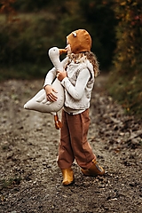 Detské čiapky - Líška uškatá - 17990107_