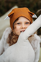 Detské čiapky - Líška uškatá - 17990108_