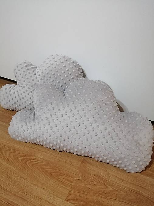 Detský textil - Dekoračné obláčiky minky  - 17988967_