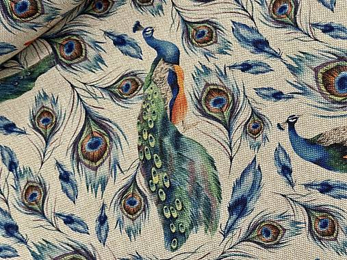 BAVLNA DEKOR TALIANSKO / PÁVI/PÁVIE PERÁ