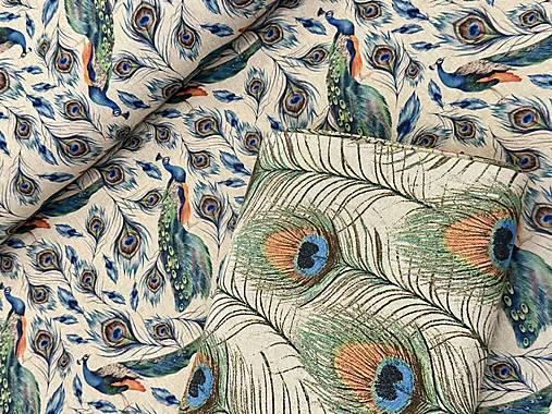 BAVLNA DEKOR TALIANSKO / PÁVI/PÁVIE PERÁ