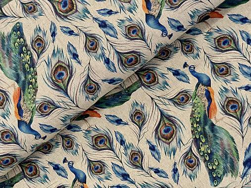 BAVLNA DEKOR TALIANSKO / PÁVI/PÁVIE PERÁ