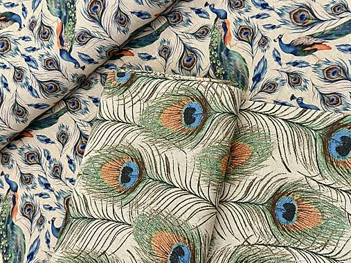 BAVLNA DEKOR TALIANSKO / PÁVI/PÁVIE PERÁ