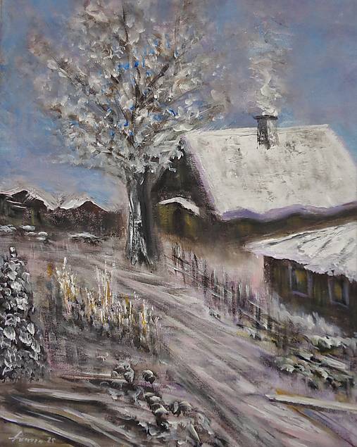 Obrazy - Čas snehu - 17989790_