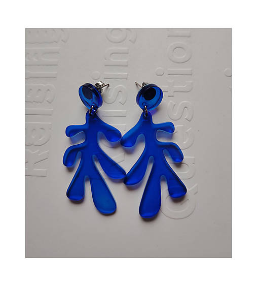 Matisse náušnice - modrá