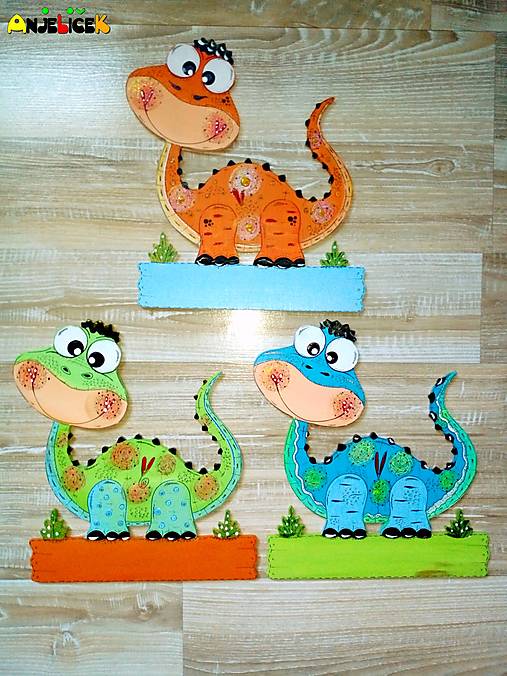 Tabuľky - Menovka - dinosaurus - 17995066_