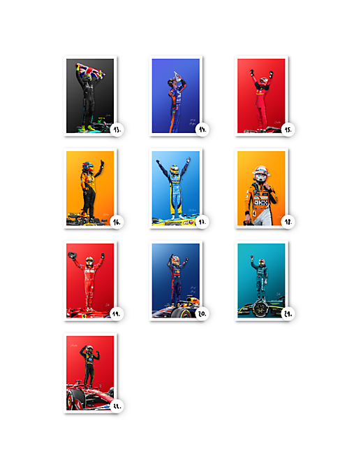 Malé printy s F1 tématikou (omezené množství)