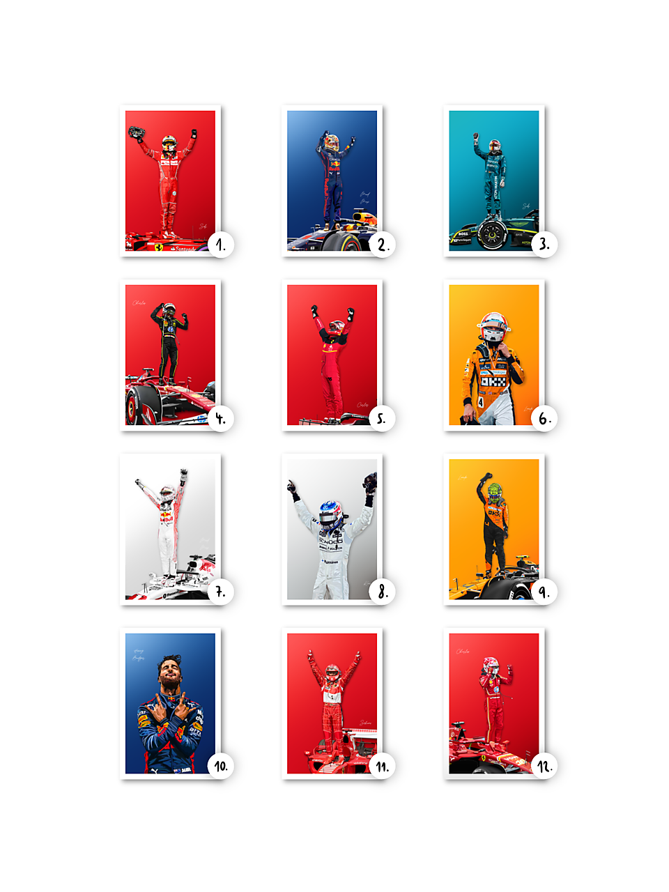 Malé printy s F1 tématikou (omezené množství)