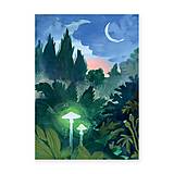 Papiernictvo - Pohľadnica " čarovné hríbiky" - 17995466_