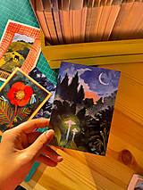 Papiernictvo - Pohľadnica " čarovné hríbiky" - 17995467_