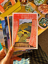 Papiernictvo - Pohľadnica "za záclonou" - 17995474_