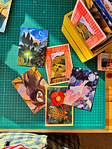 Papiernictvo - Pohľadnica "za záclonou" - 17995475_