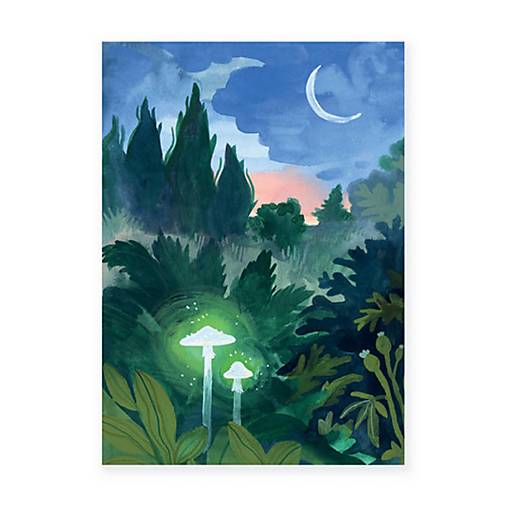 Papiernictvo - Pohľadnica " čarovné hríbiky" - 17995466_