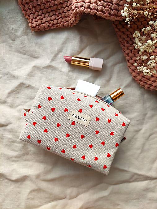 Taštičky - Kozmetická taštička MALÁ CESTOVATEĽKA - 17992496_