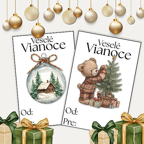 Úložné priestory & Organizácia - Vianočné menovky PDF zdarma - 17992892_