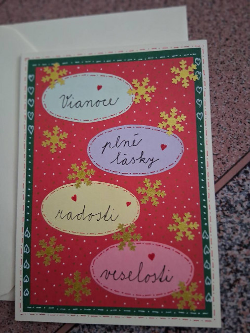 Papiernictvo - Pohľadnica vianočná - 17996571_