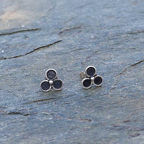 Náušnice - Náušnice zo striebra - Kruhy02 - 17996466_