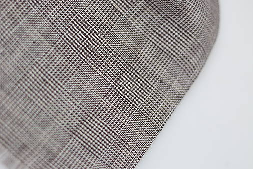 Pánsky elegantný šál zo 100% ľanu, originálny darček pre neho na Vianoce v darčekovej krabici