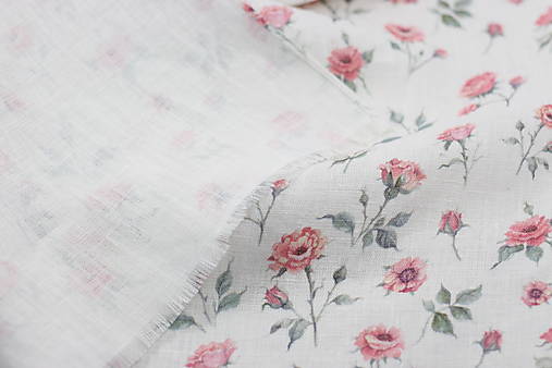 Exkluzívna dámska jemná ľanová šatka s autorským dizajnom, tip na vianočný darček pre ňu