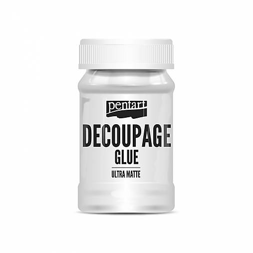 Farby-laky - Decoupage lepidlo s lakom, ultra matné 100 ml- akcia - 17997641_