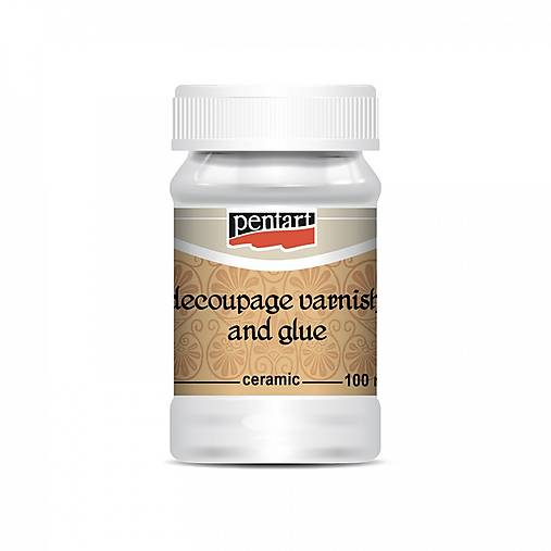 Farby-laky - Decoupage lepidlo na keramiku 100 ml-akcia - 17997660_