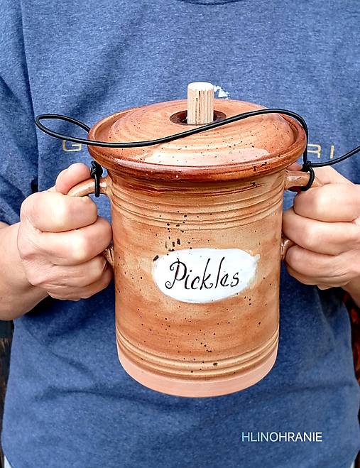 Nádoby - Kvasná nádoba na výrobu Pickles (kvasenej zeleniny) - 17998785_