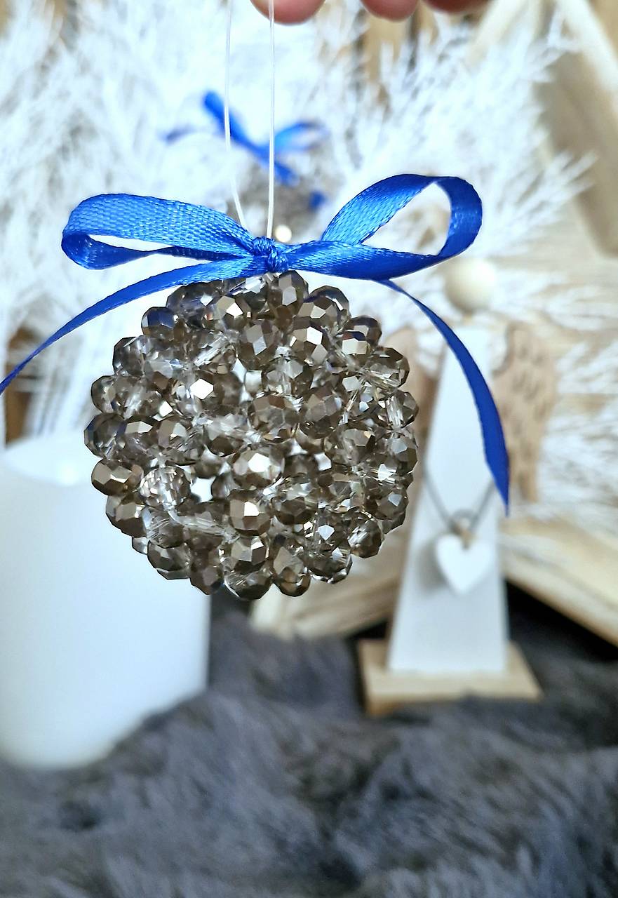 Vianočné gule silver