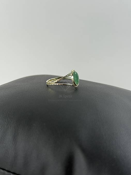 Zlatý 585/1000 ( 14karátové zlato) prsteň s avanturínom