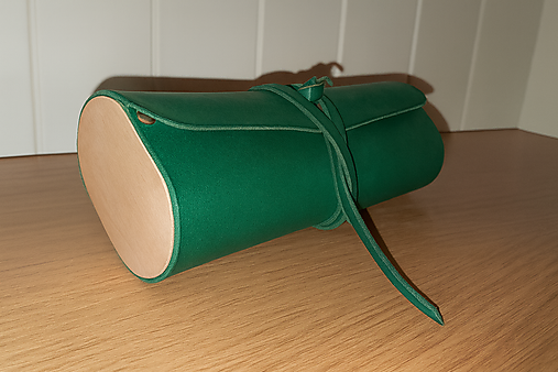 Taštičky - Kožené puzdro na okuliare - 17999000_