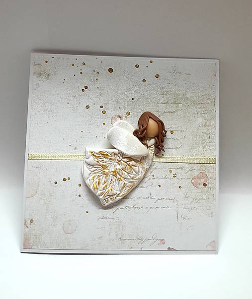 Papiernictvo - Pohľadnica / blahoželanie ... anjelka Mirabella - 18001058_