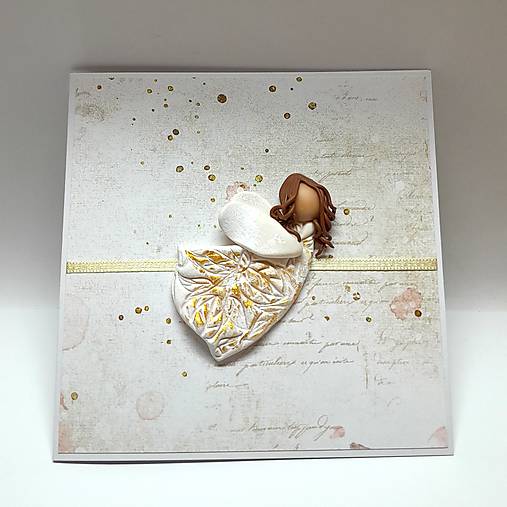 Papiernictvo - Pohľadnica / blahoželanie ... anjelka Mirabella - 18001060_