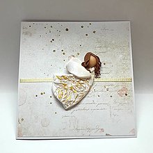 Papiernictvo - Pohľadnica / blahoželanie ... anjelka Mirabella - 18001060_