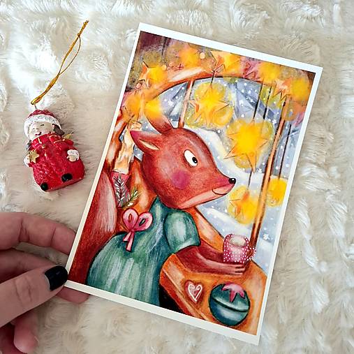 Veveričkine Vianoce :) / artprint