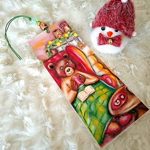 Medvedíkove Vianoce - knižná záložka