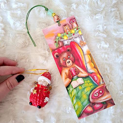 Medvedíkove Vianoce - knižná záložka