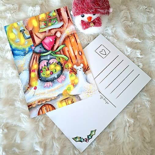 Krtkove Vianoce :) / pohľadnica