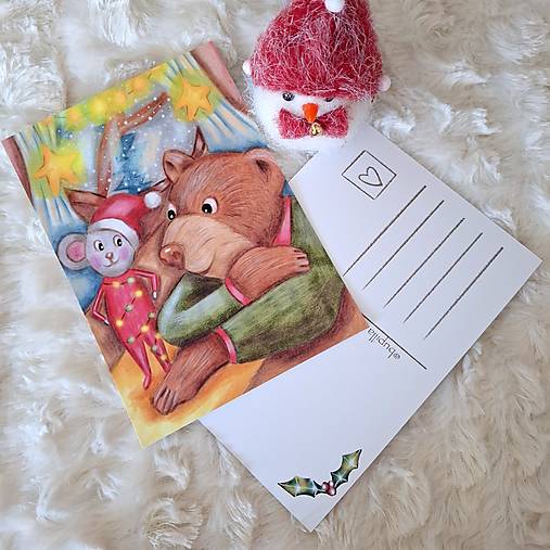 Spolu na Vianoce :) / pohľadnica