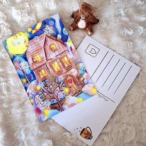 Kúzlo zimnej noci / pohľadnica