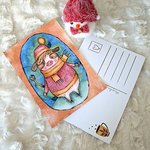 Kravička :) / pohľadnica